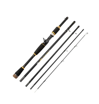 CHEERY New Multi-Section Adjustable Carp Lure Rod Cross-Border Bottom Fishing Glass Steel Portable 4-Section Wholesale – Rod – view 3