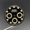 Black Dial With  Gold Indices