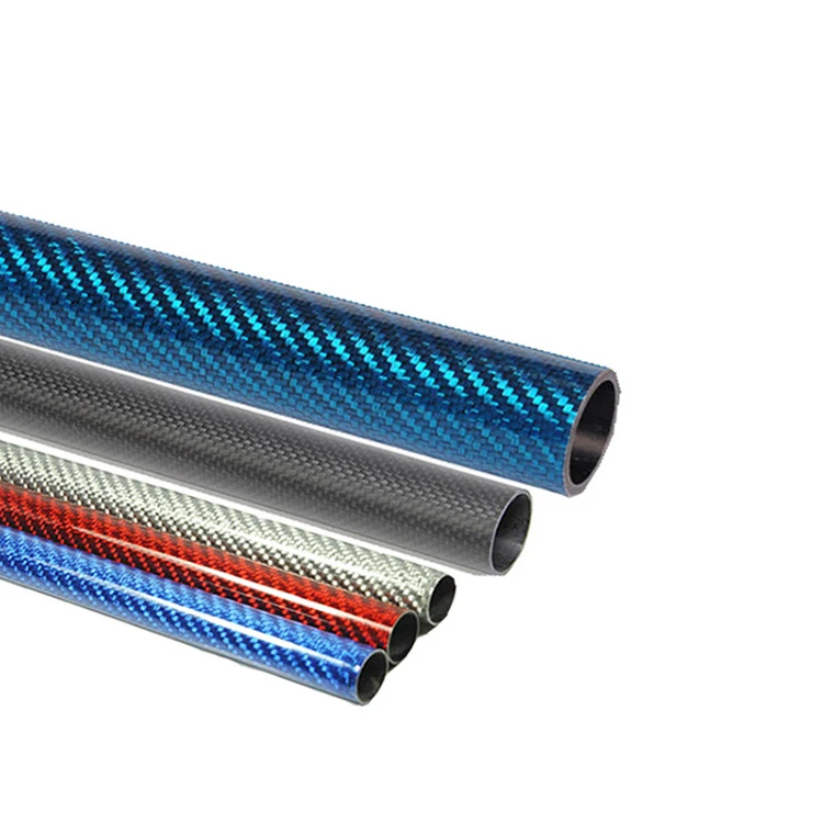 High Quality 3K 1000mm Conical Carbon Fiber Tube Most Popular Purchase for Color Carbon Fiber Tube