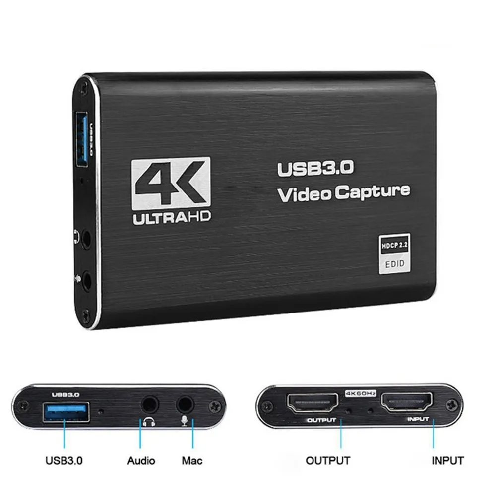 Computer Video Record Device Top Sale 1080p 60fps Video Recorder Device 4k Usb3.0 Hdmi Video Capture ...