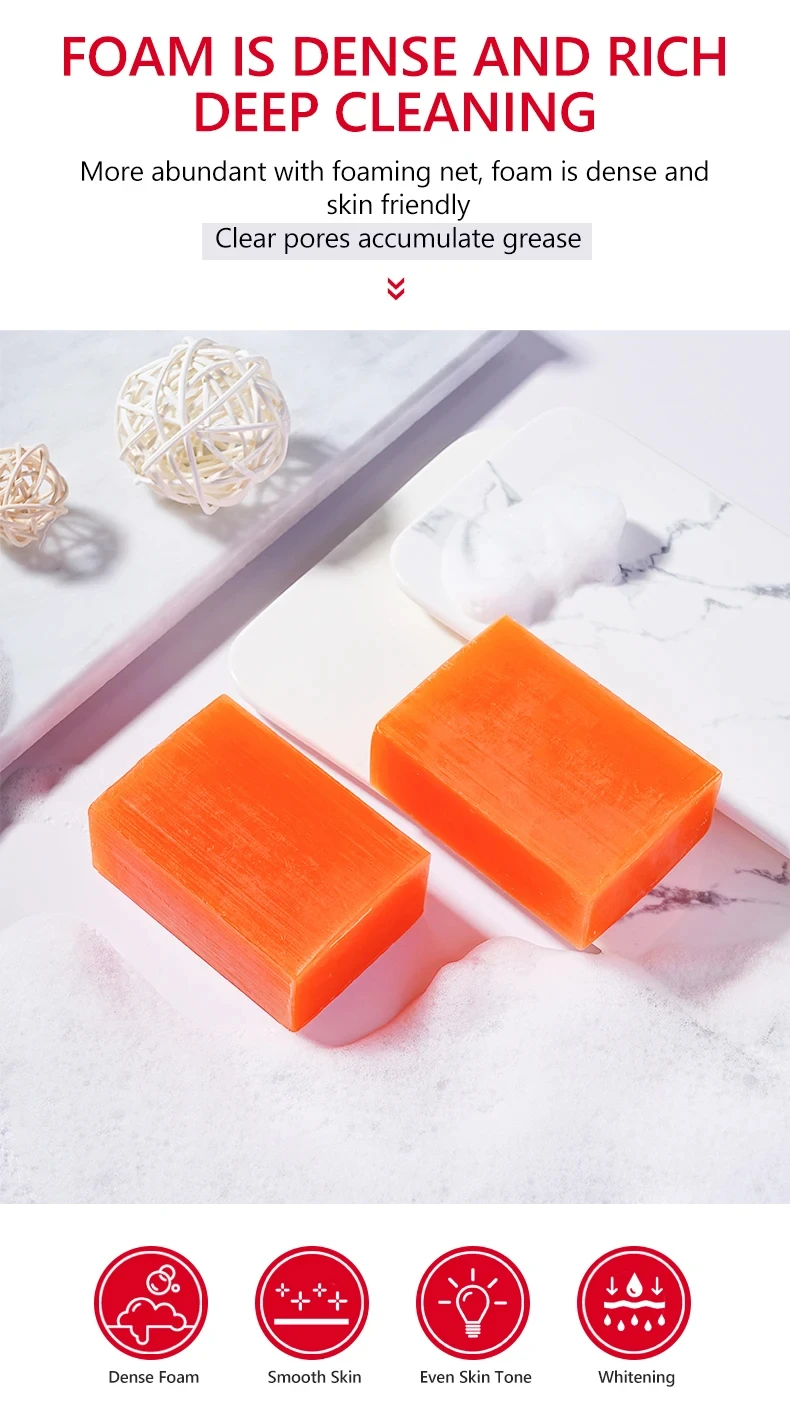 Handmade Bathing Soap Skin Brightening Whitening Face Kojic Acid Soap ...