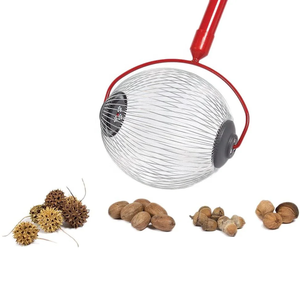 Vertak Регулируемый наружный ручной сборщик пеканов фруктов большой орехов роликовый шар для