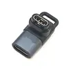 Conector hembra tipo C con diseño curvo 3D estilo C.