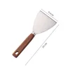 Pala da cucina triangolare con manico in legno Sabri BIANCA