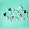 10ml frosted flat square bottle body