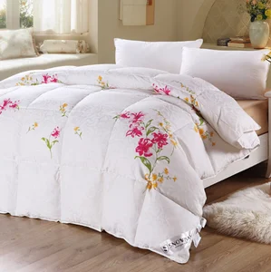 Customization Down Duvet White Goose Down Quilt Shell Spring Autumn Winter Thickened Down Comforter