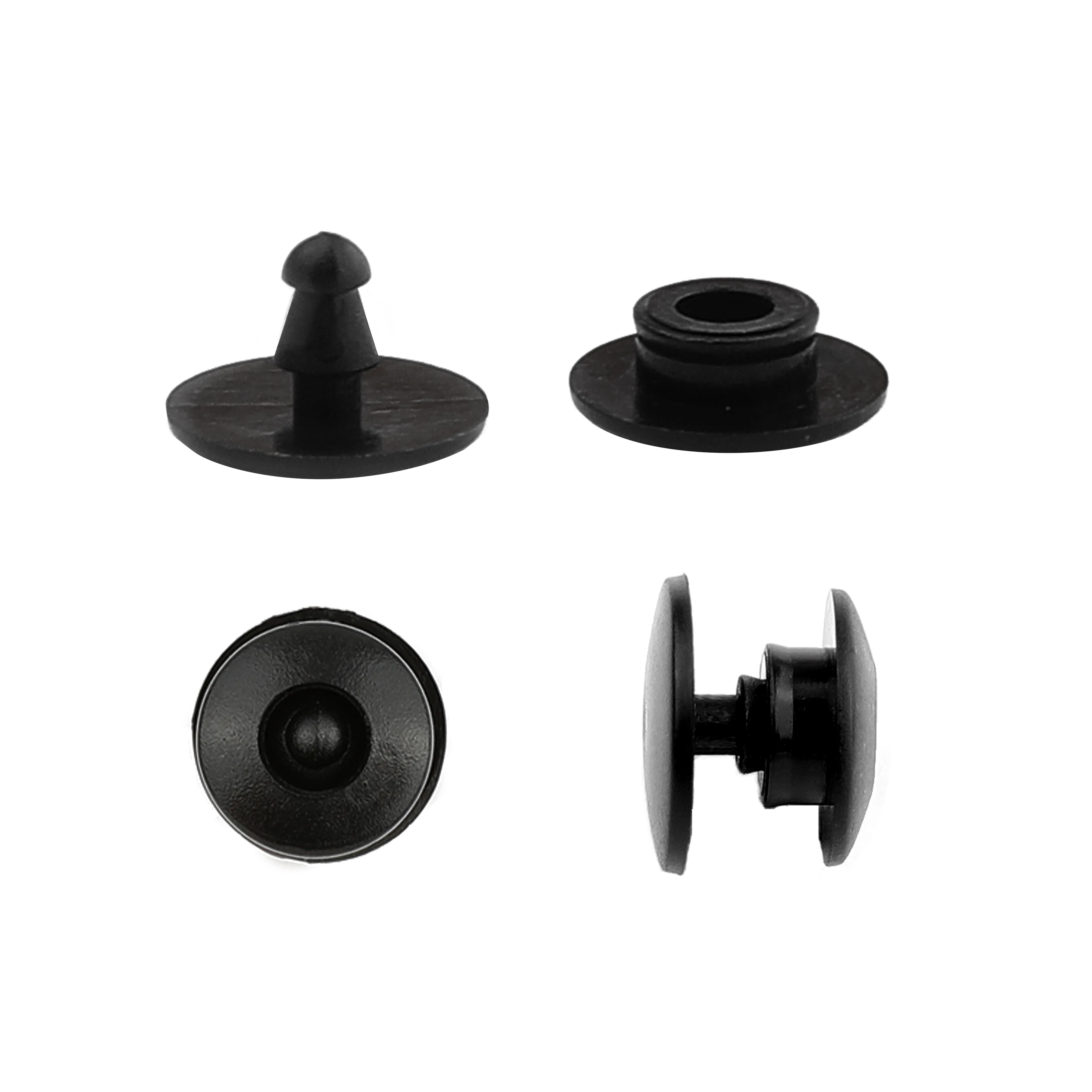 10mm  One Time Using Disposable DuPont Paper Tape Two Parts Plastic Snap Button for Wristband Bracelet Snap Lock Clasp Clip