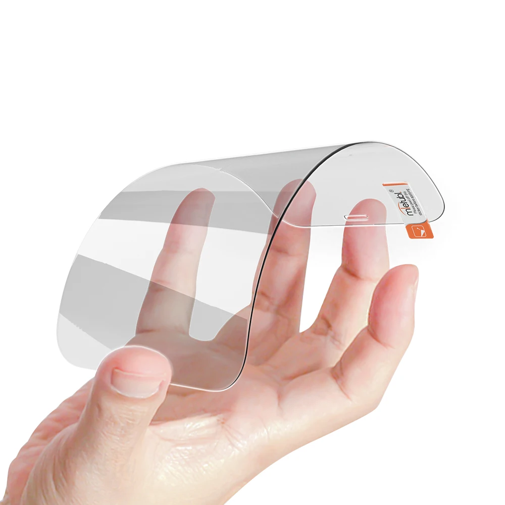 2023 Mietubl HD big curved 0.4mm clear tempered glass screen protector for iPhone 15 pro 15 pro max