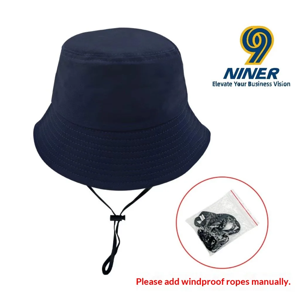 Cotton Children’s Fisherman Hat with Printed logo for Outdoor Hiking, Suitable for Both Men and Women preview 2