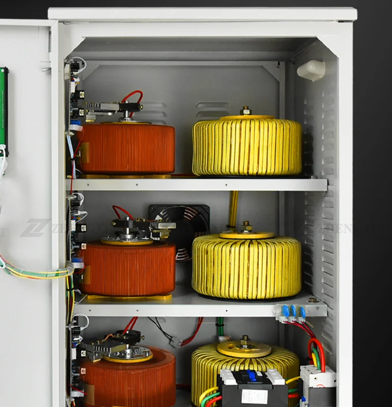 TNS Series Servo Stabilizer Voltage Regulator 50kva 60kva 380v High Precision Automatic Stabilizer Voltage Regulator