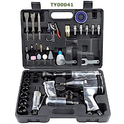 Ty00022 Pneumatic Tool Kit 22 Pc,Includes 1/2' Impact Wrench 1/2 ...