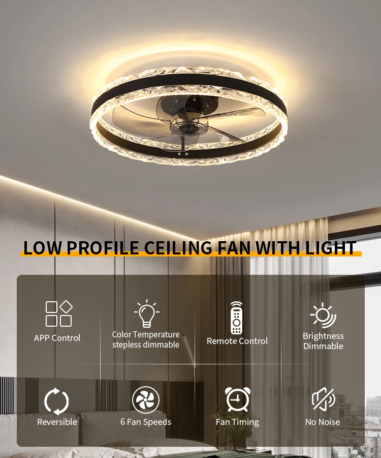 Ceiling Fan, LED, BLDC - detail 2