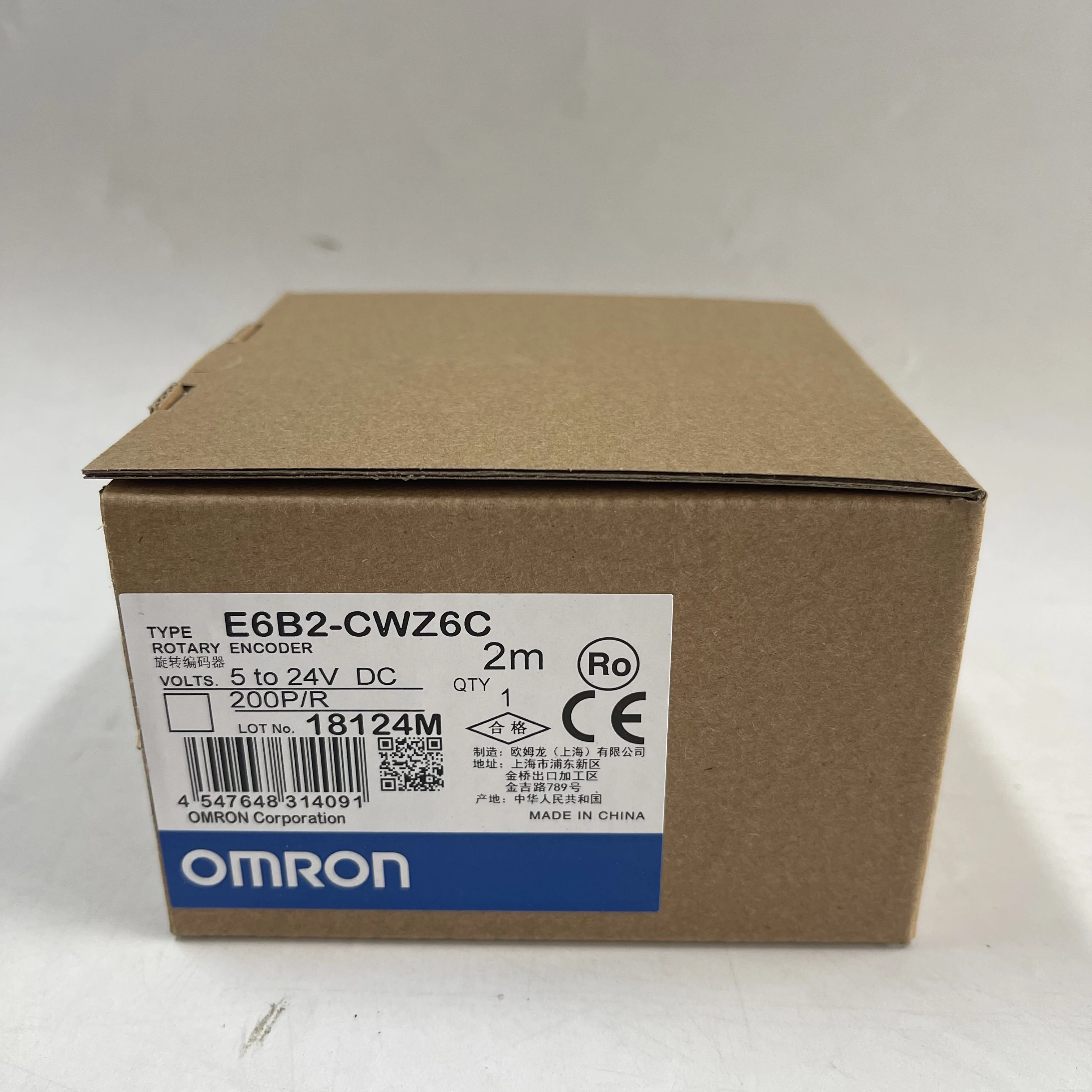 Omron Rotary Encoder E6B2-CWZ6C 200P/R