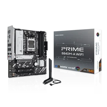 2025 New Released PRIME B840M-A WIFI Gaming Motherboard B840 Mainboard DDR5 7600+ MT/s USB 10Gbps 2.5G LAN PCIe4.0 M.2 SSD