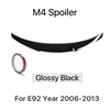e92 M4 negro brillante