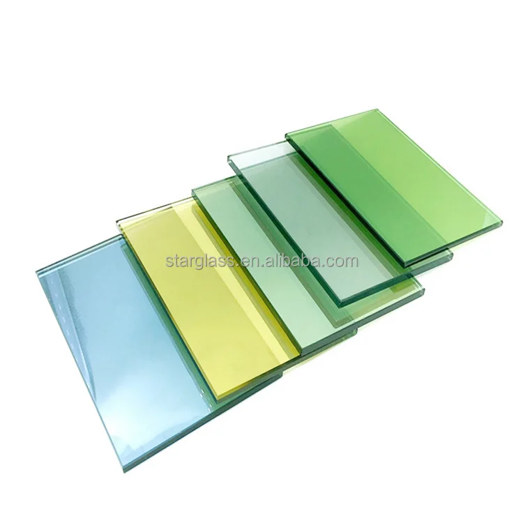 product 4mm 12mm bronze grey black color tinted reflective float glass for windows door building-6