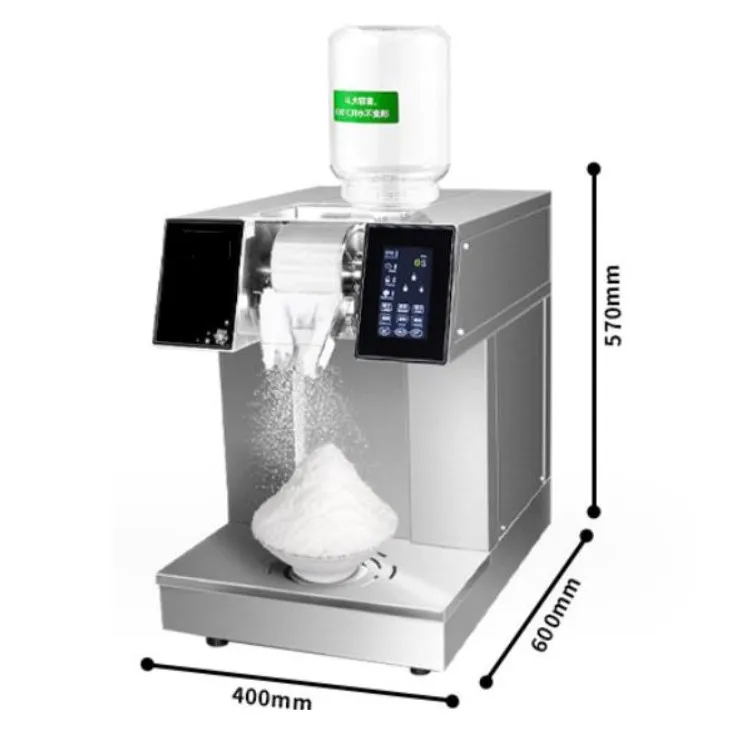Smoothie Bingsu Snowflake Ice Machine Snow Ice Maker Machine for Smoothie