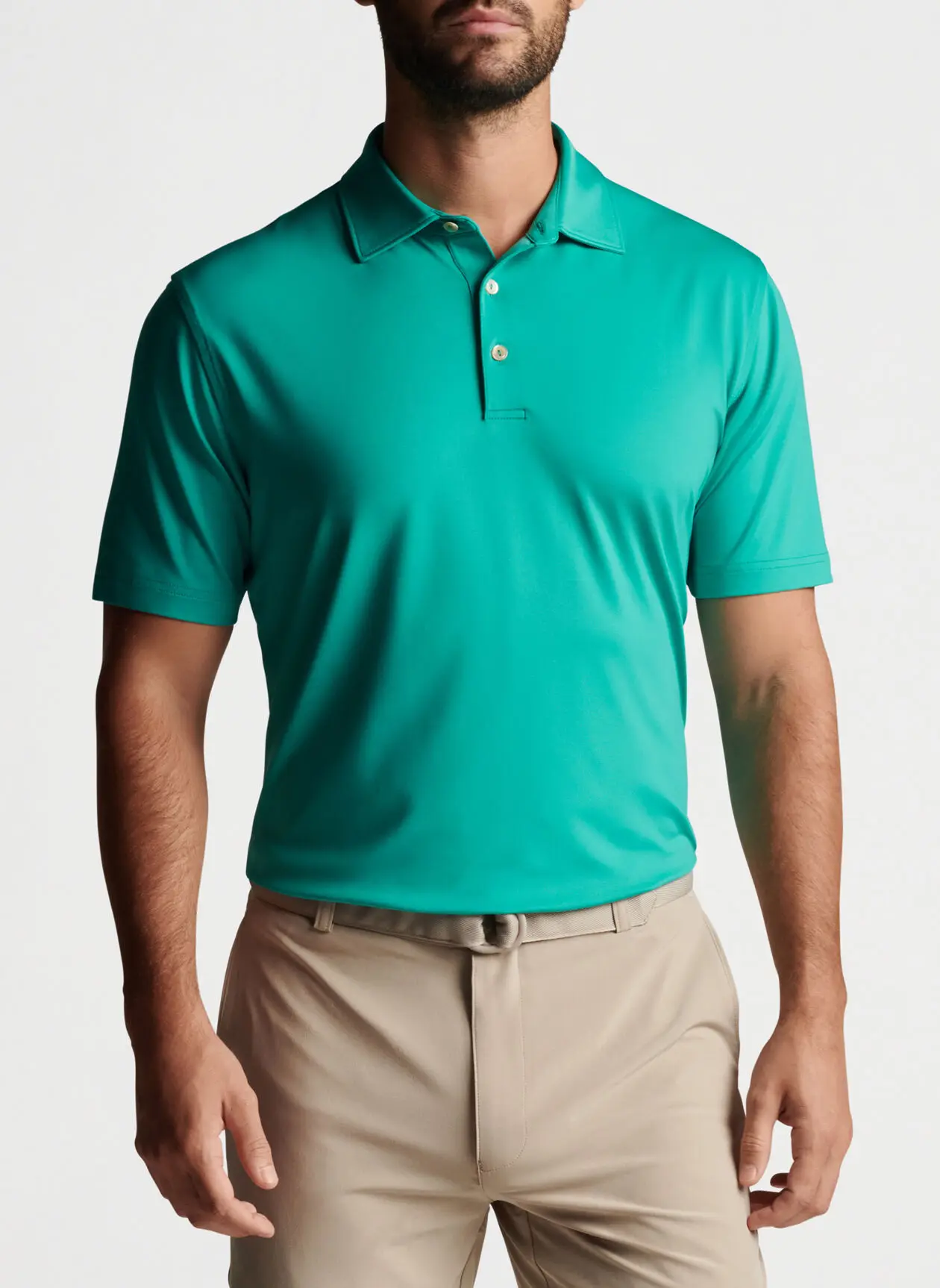 Custom Logo Knitted Golf Polo Shirt Polyester Spandex Polo Shirts For Men Buy Custom Logo