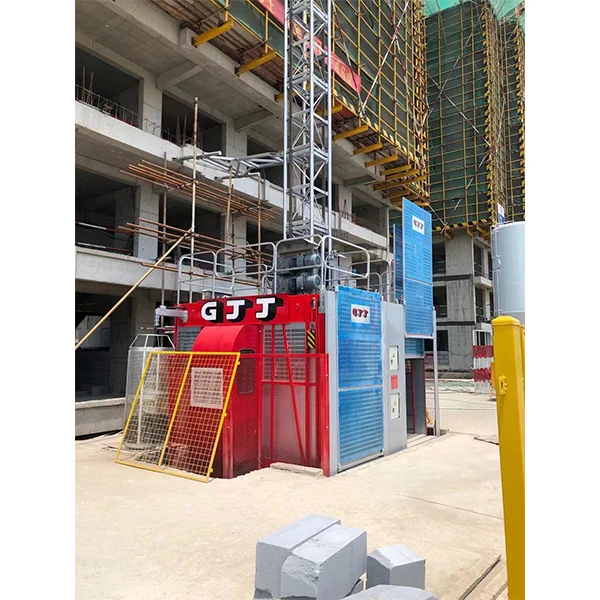 Gjj Workers And Materials Building Hoist Construction Elevator For High