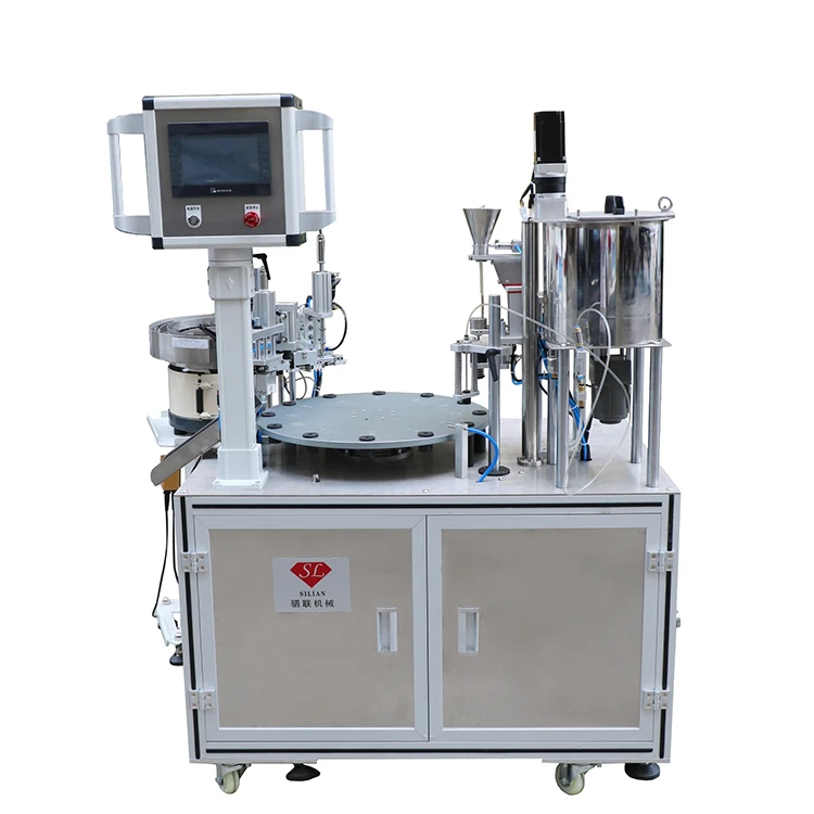 SiLian Colorful Eyeliner Pencil Filling Machine Colourful Liquid White Making Cosmetic Manufacturing Machinery for Lip Liner
