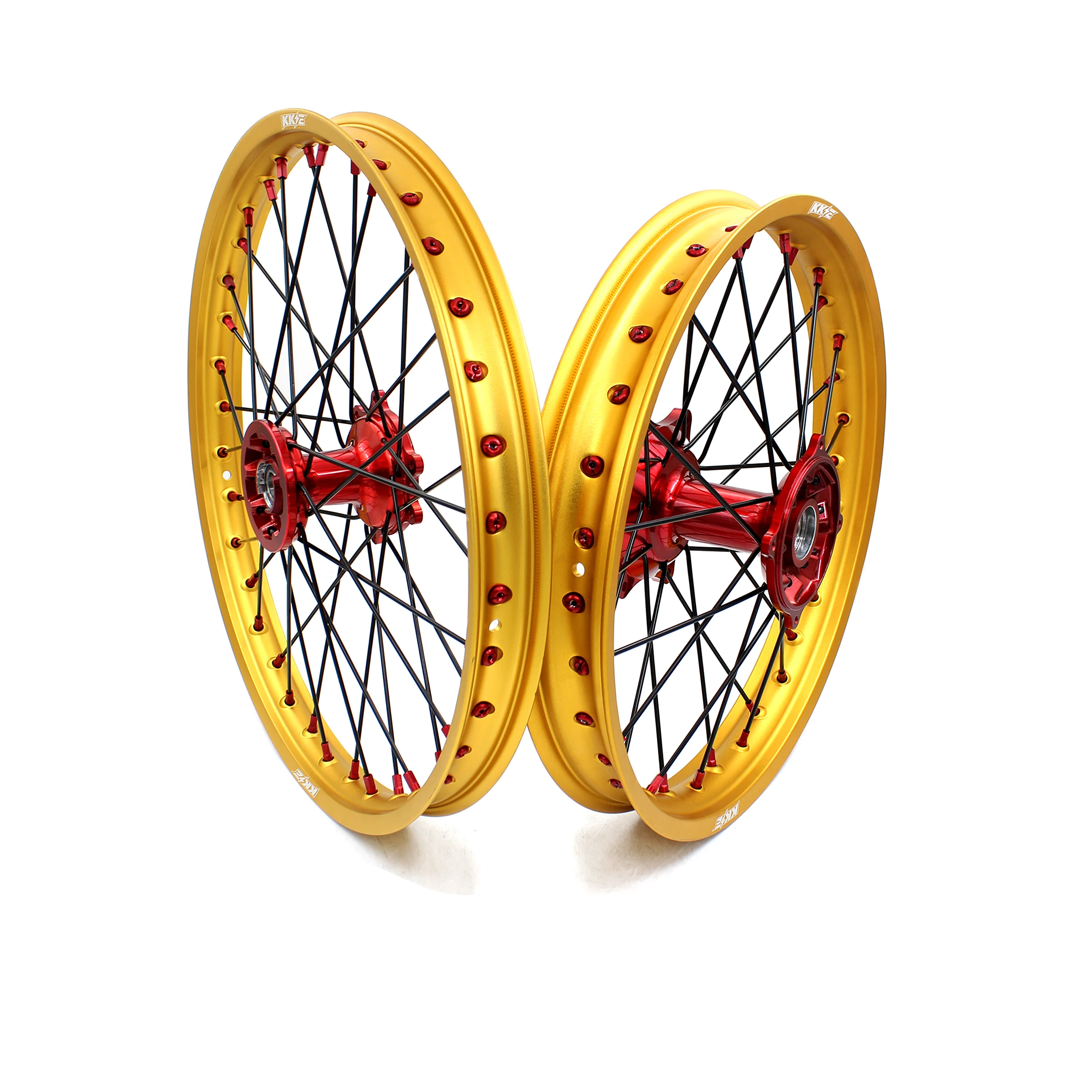 gold dirt bike rims