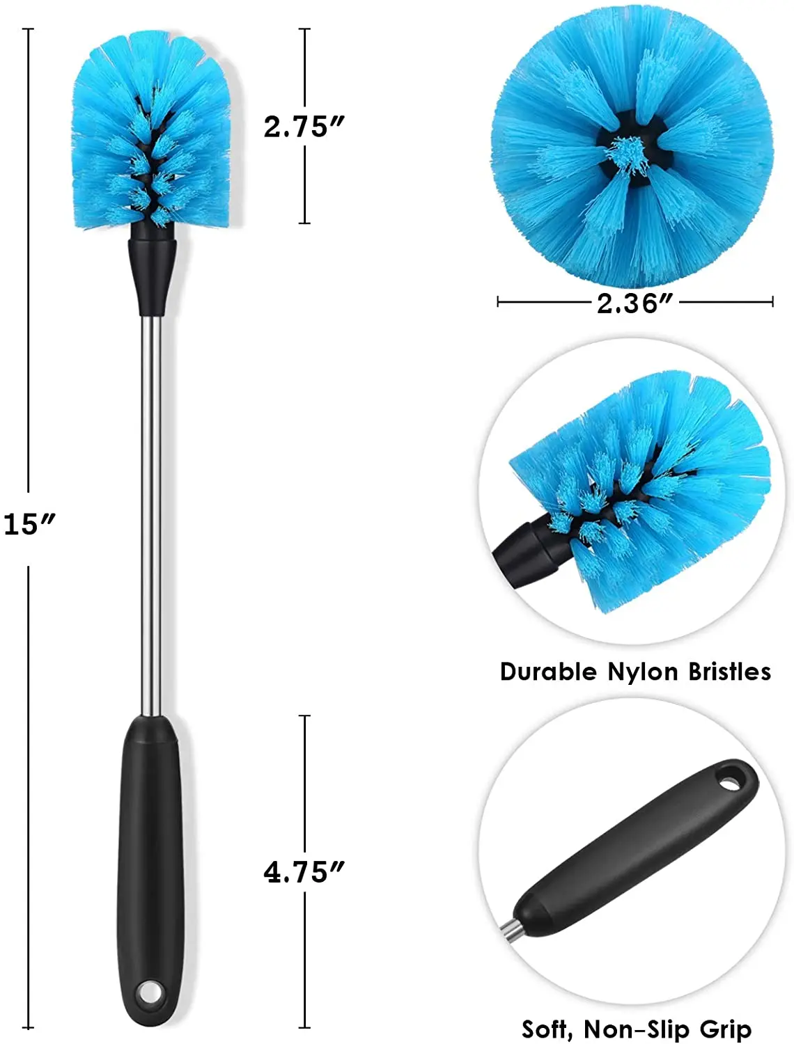 Tdf Water Bottle Scrubbing Brush Long Handle Water Bottle Brush Baby