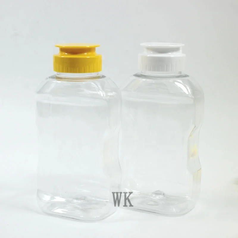 360ml 408ml Refillable PET Chill Ketchup Tomato Bottle Plastic Honey Dispense Squeeze Sauce Bottle