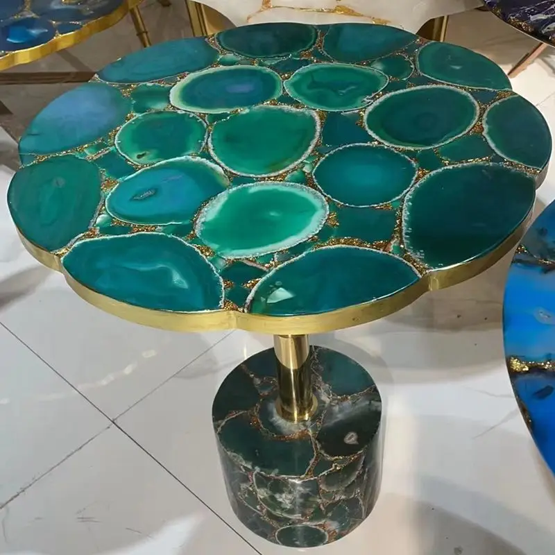 product ydstone natural semi precious stone multi color customizable coffee cable842-4