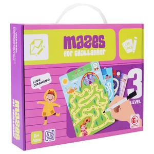 Writing Practice Activities Cards Educational Learning Toys Advanced Maze Walking Exploration