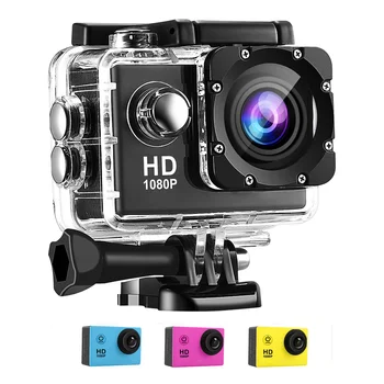 Custom Go Pro Sport Cam 1080p Hd Lens Underwater Appareil Photo Action and Sports Camera