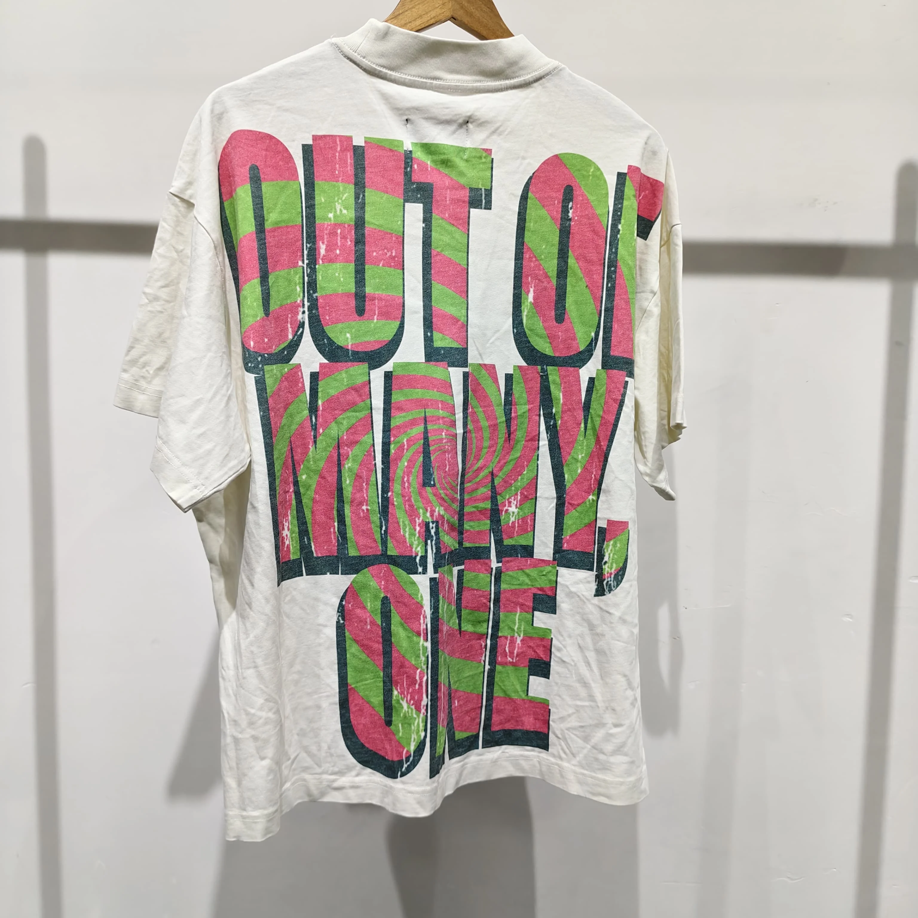Custom High Quality 100 Cotton Oversized Black Blank T Shirt 300g Fabric Screen Silk Print Solid Pattern Streetwear Men gallery 2