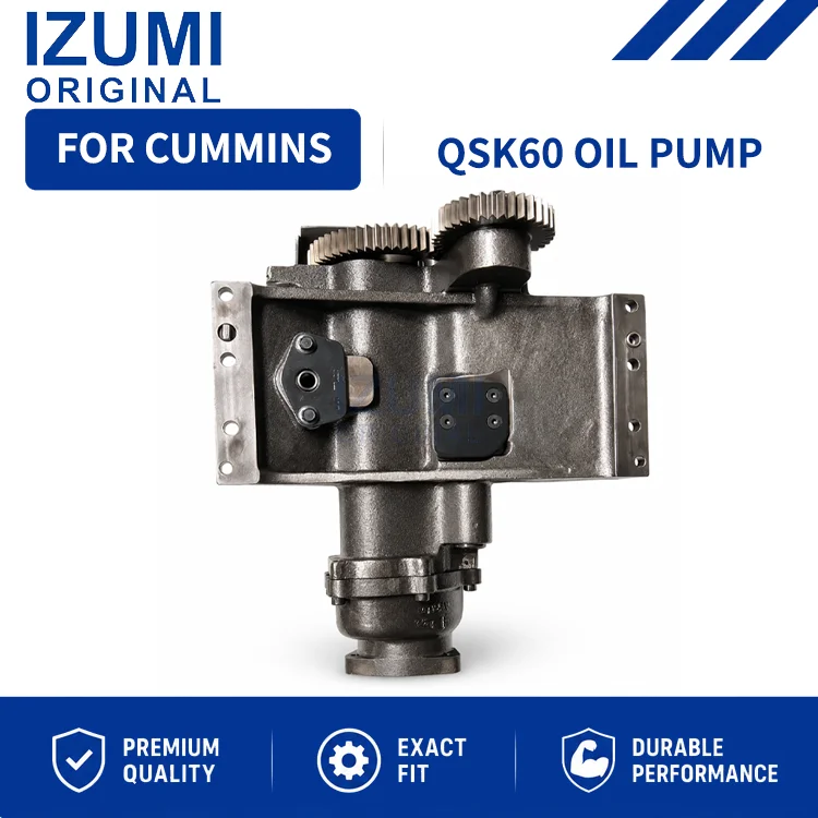 IZUMI ORIGINAL QSK60 6319710 3644518 Oil Pump diesel engine parts for Cummins Excavators Dump Trucks Loaders Drilling Rigs