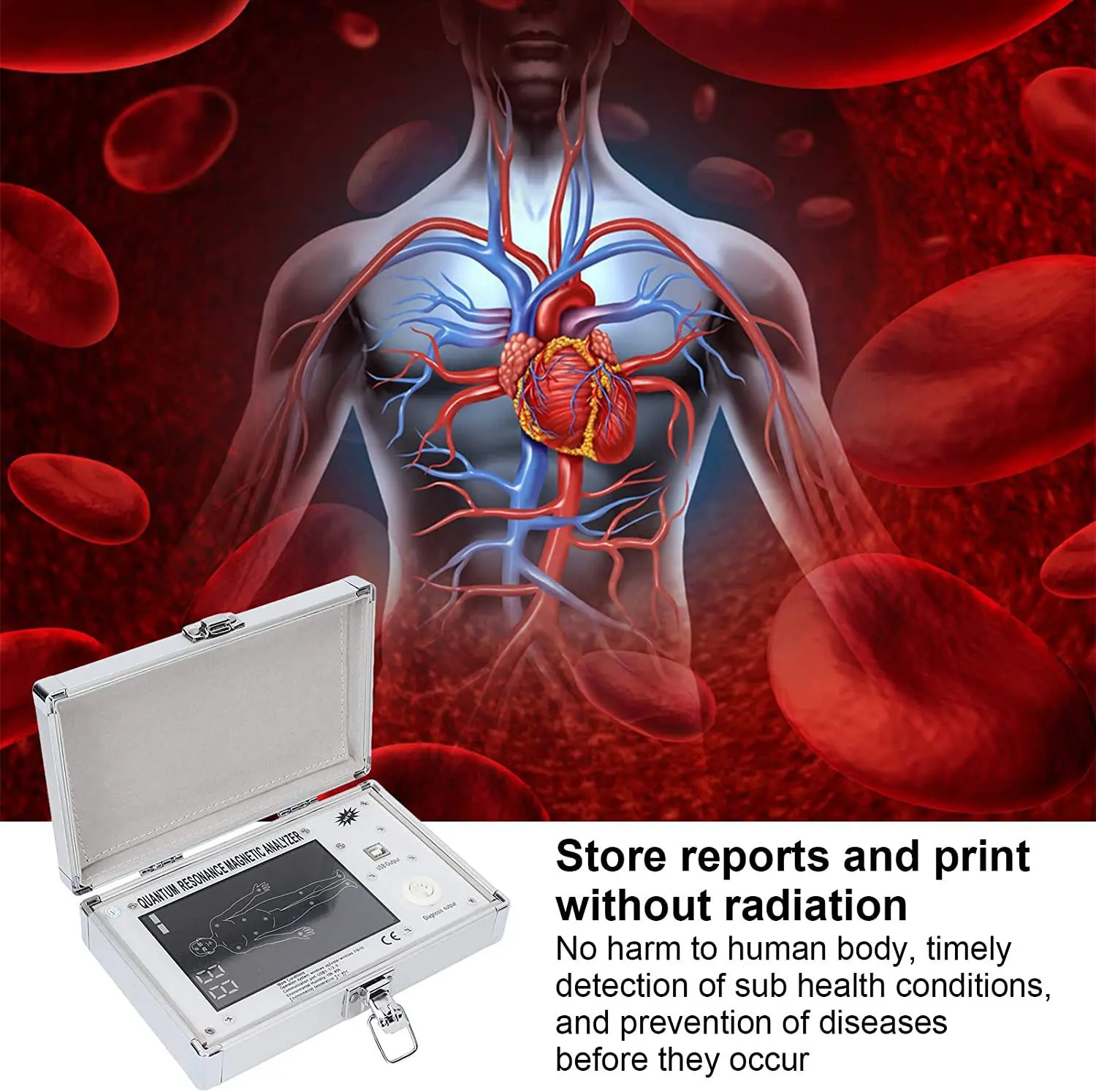 JYTOP Quantum Resonance Magnetic Health Analyze With 52 Reports JYT-QA20