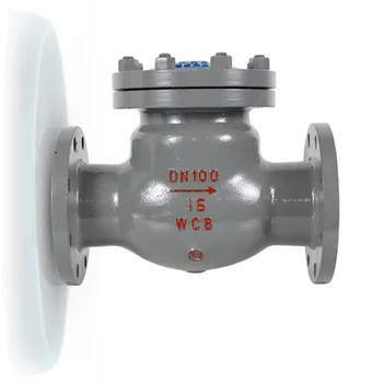 Factory Direct Supply OEM Steam Horizontal Pump One Way Casting Steel Swing Check Valve