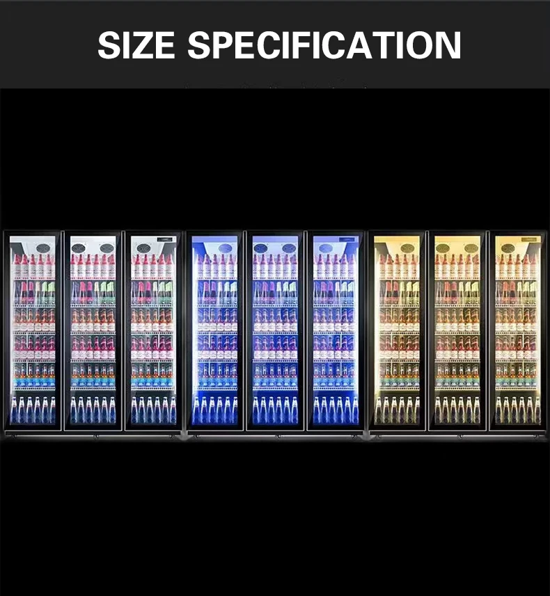 Open Vertical Display Refrigerator, 220 V, Glass - detail 20