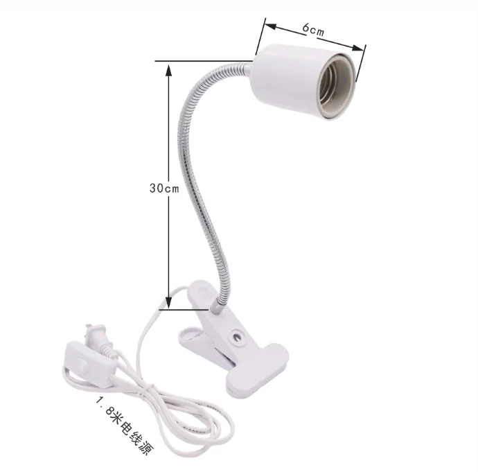 Lampada Riscaldante E UVB Per Rettili 50W - Con Timer 2/4/8 Ore, Collo D'Oca Regolabile 360°, Per Tartarughe, Lucertole, Serpenti