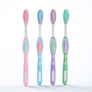 Yangzhou Factory Customized Colored Soft Nylon Bristle Toothbrush Biodegradable Adult Manual Toothbrush for Home Travel