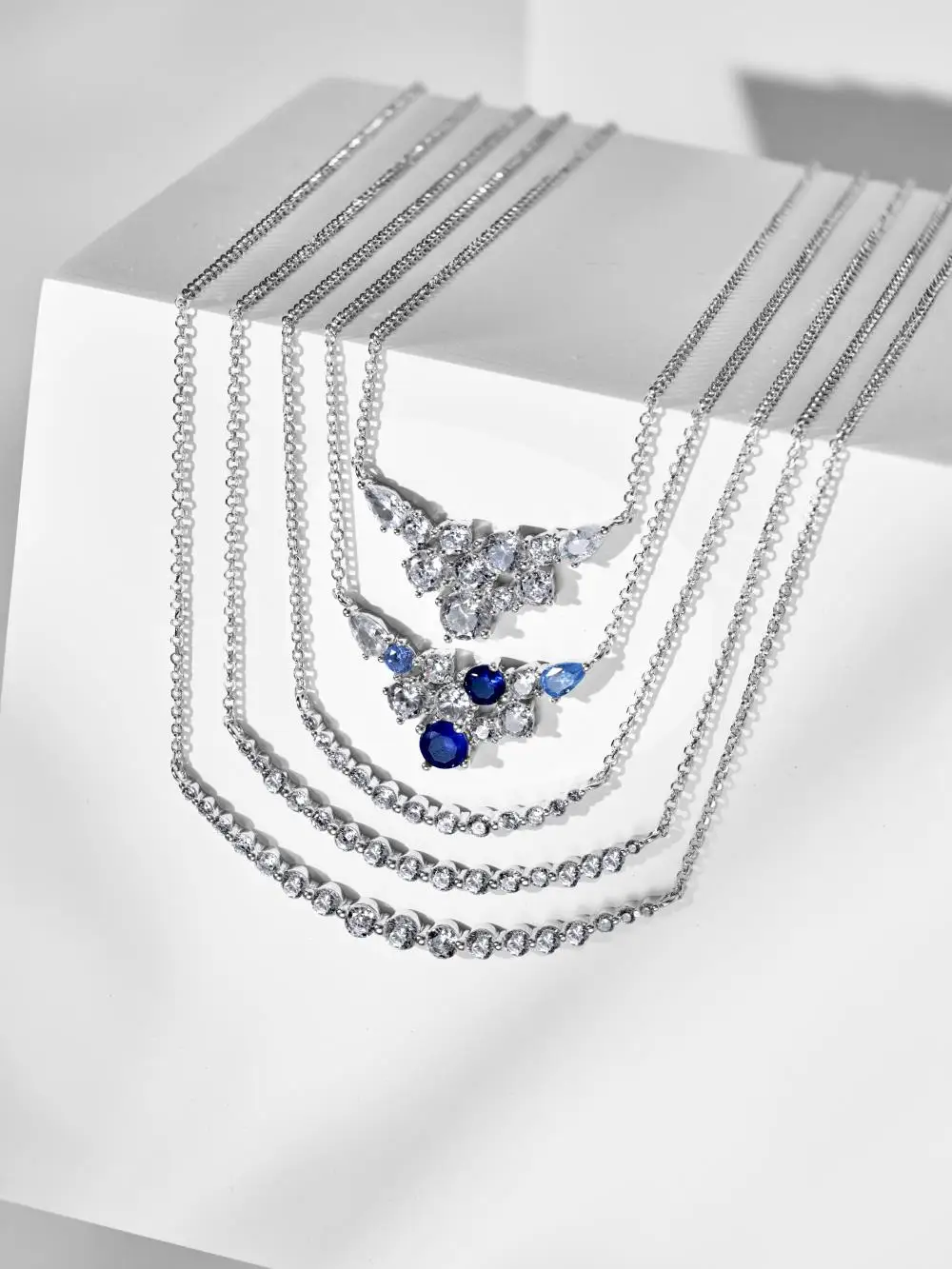 KAKODIY 5A Zirconia Chain 925 Sterling Silver Fine Jewelry Luxury 14K Gold Plated Stackable Necklace detail 5