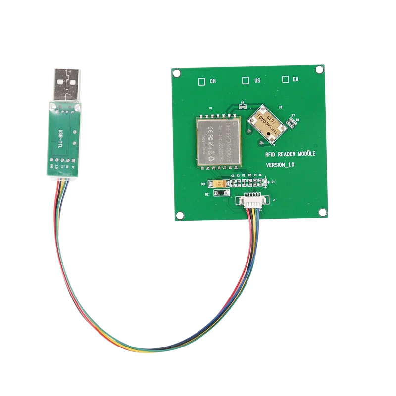 R200 チップ RFID タグリーダー UART TTL UHF 860~960MHz モジュール
