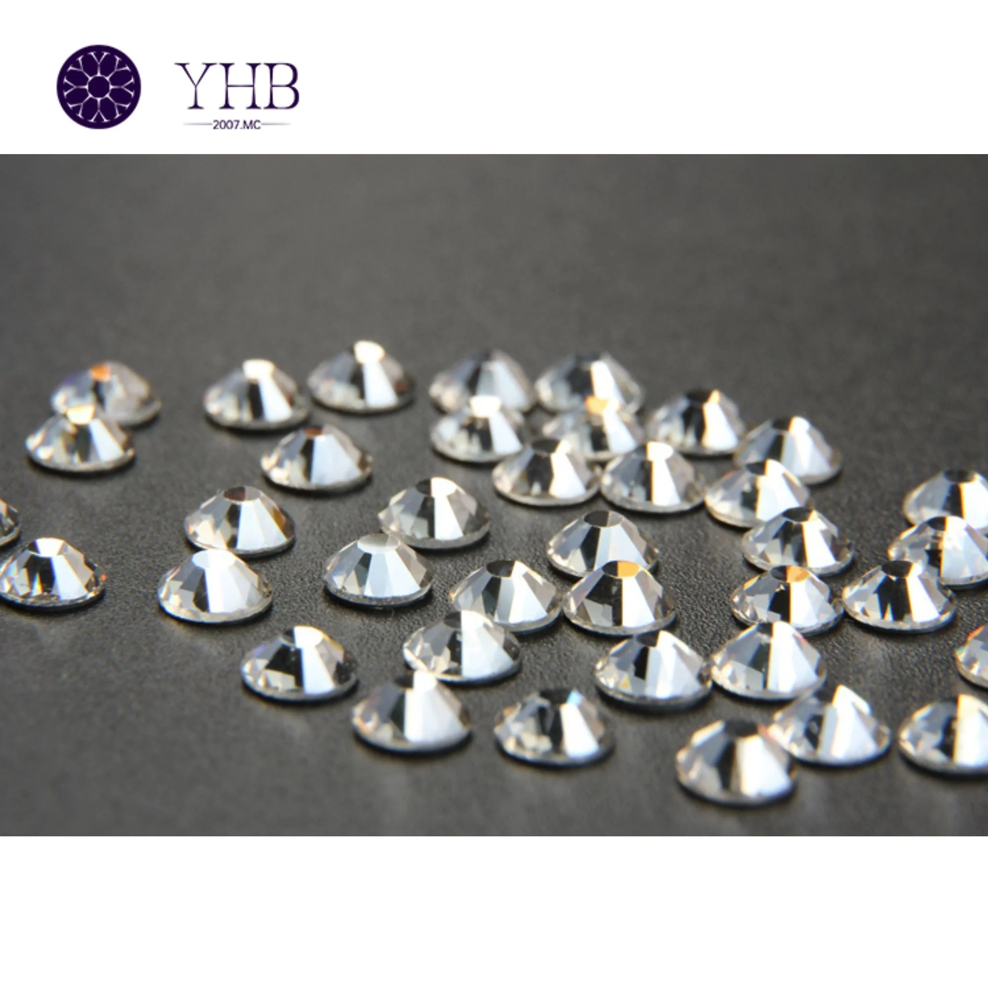 YHB Genuine Austrian Crystal Neckline Design Rhinestones Near Me Wholesale Prices Rhinestone