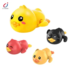 New Arrival Eco-friendly Plastic Bath Baby Toy Gift Toddler Kids Swimming Duck Wind up Toys