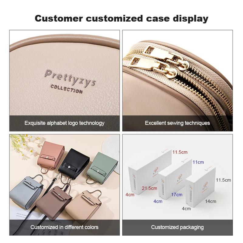 PRETTYZYS New Arrival WISER BEAR Hardware Cartoon Pattern Purse Cell Phone Bags for Women Wallets for Women Crossbody Bag