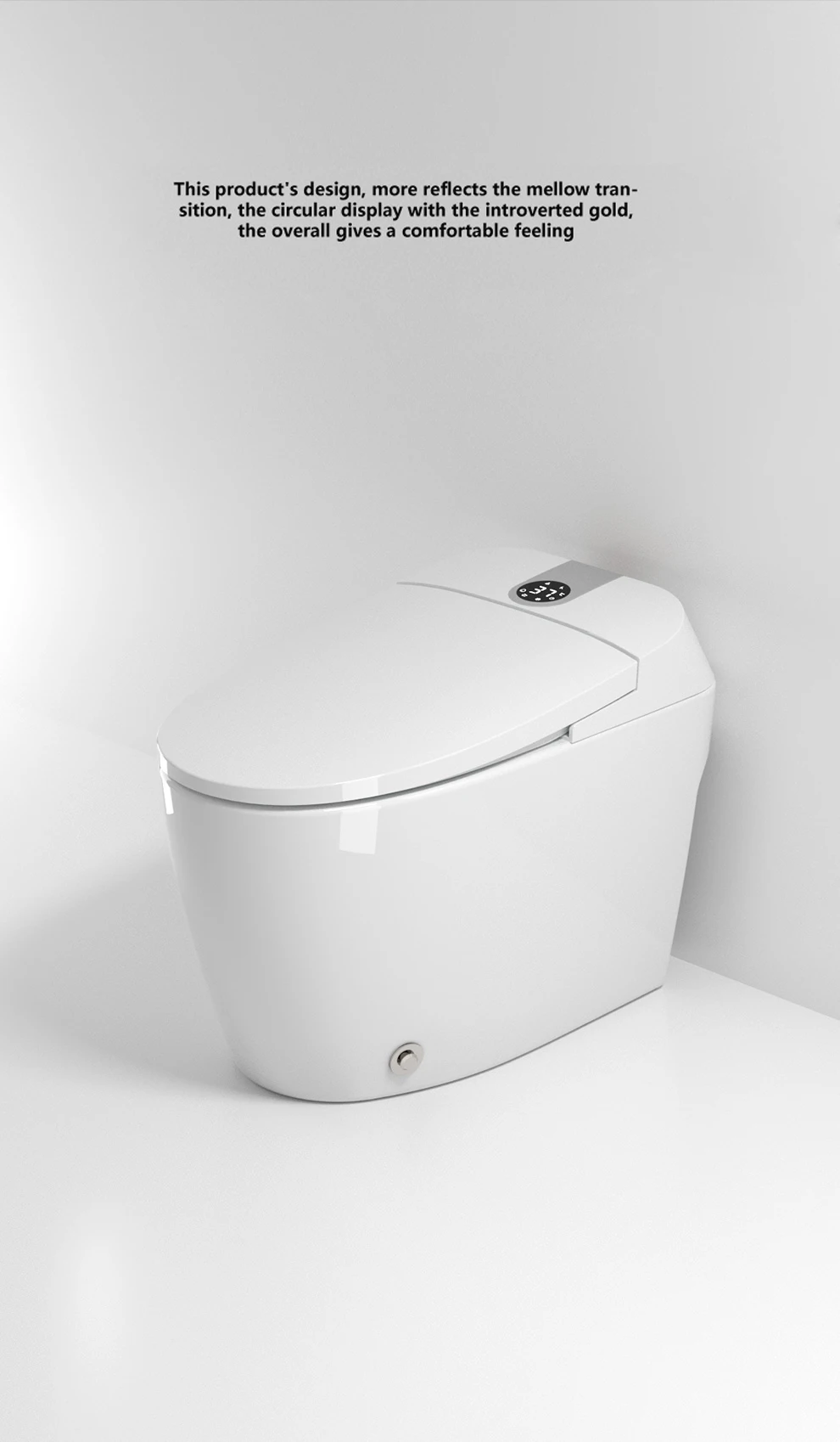 Inodoro Bathroom Porcelain Automatic Flush Intelligent Wc Bidet One
