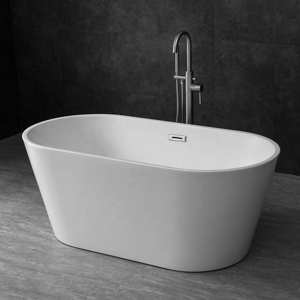 Customized Simple Design Luxury Home Independent Adult Bathroom Soaking Freestanding Sitting Bathtubs Whirlpool Bathtub