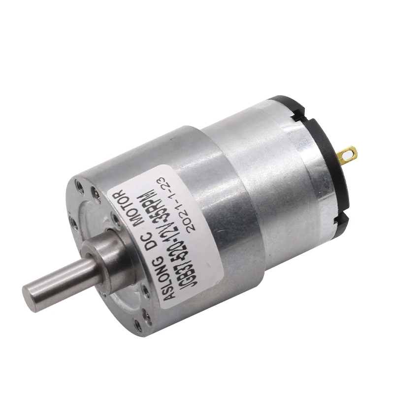 35RPM Mini Electric Motor 24V DC 37mm High Torque Motor for Toy Robot 