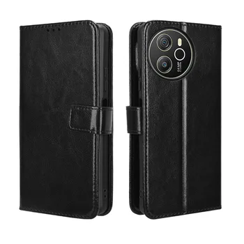 Custodia Portafoglio Alcatel 3X Custodia Portafoglio In Pelle PU Con Finitura Scamosciata Compatibile Con Emporia Smart 6, Flip Cover Magnetica Con Tasche Per Carte (Blu Chiusura Magnetica Blu