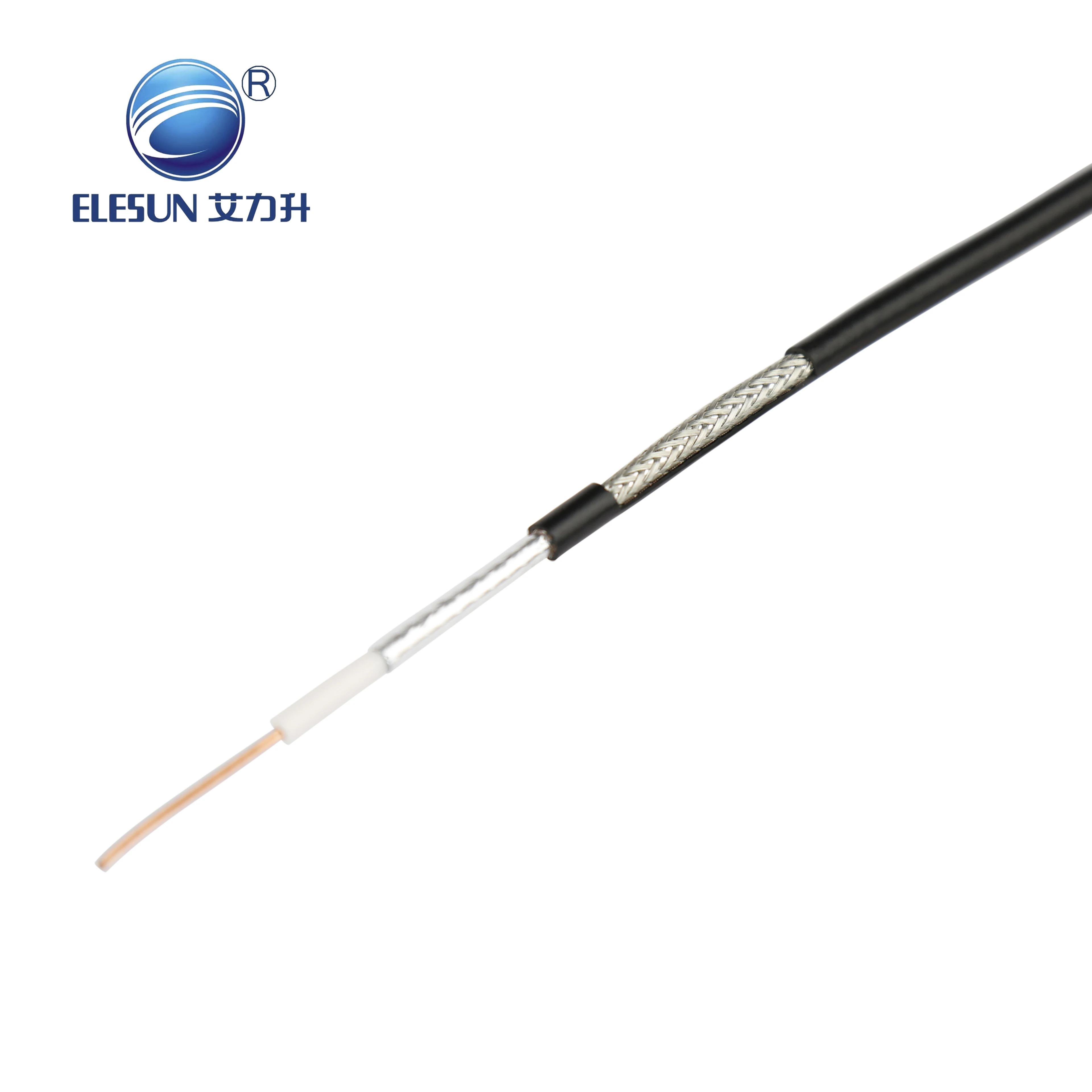 Cabo coaxial RF ALSR50 de baixa perda de alto desempenho 100ohm por atacado de fábrica para antena