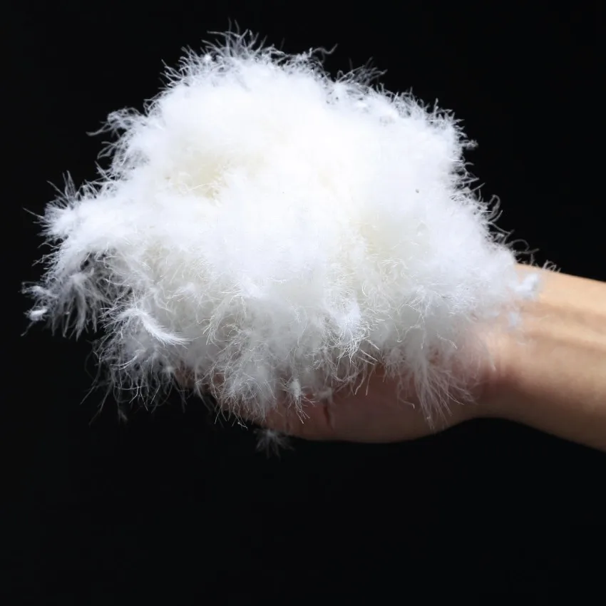 Down Bulk Goose Down Filling, 800+ Filling Power,80% Natural White Down 20% Feathers Fill for Comforters, Jackets and More