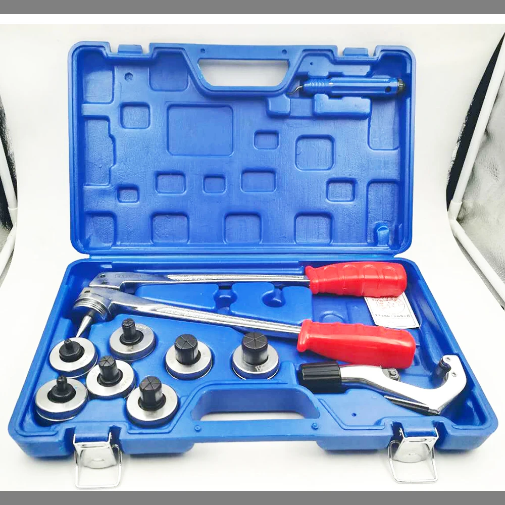 CT-300 7 Lever Hydraulic Tubing Expander Tool Swaging Tools Kit HVAC Tube Pipe 