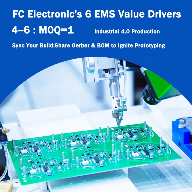 FC PCBA OEM Service Need Gerber Files BOM List Processing Single Sided Ultrasound Board PCB Assembly PCBA Manufacturer